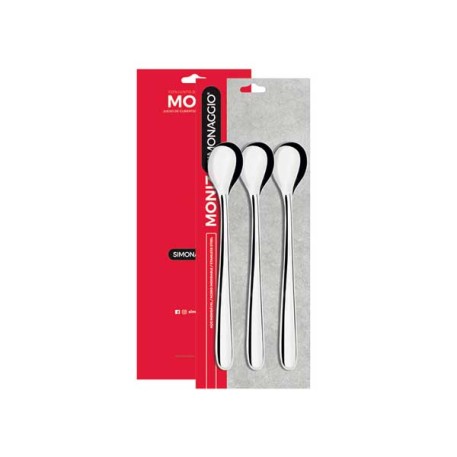 SIMONAGGIO 1841/3 CUCHARITAS SUBMARINO X3 ACERO INOX. E/BLISTER MONIZ