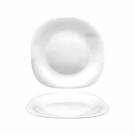 PLATO 1002030 PLAYO VIDRIO CUAD 24CM X6 