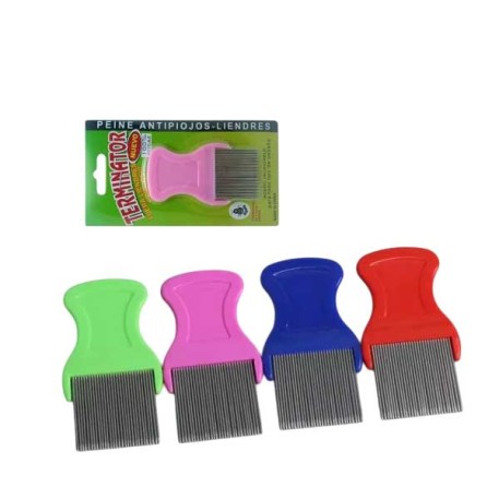 PEINE 23160 METALICO C/MANGO PLASTICO X1