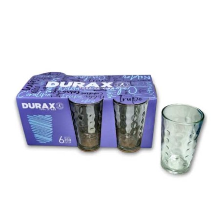 DURAX VASO VIDRIO IRUPE 350CC 6PZ