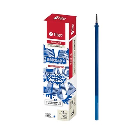 FILGO REPUESTO BOLIGRAFO BORRABLE X12