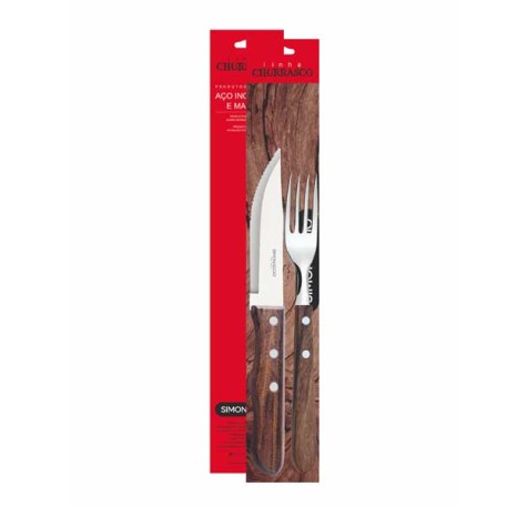 SIMONAGGIO 350.102.9053.400 JGO. TENEDOR+CUCHILLO JUMBO