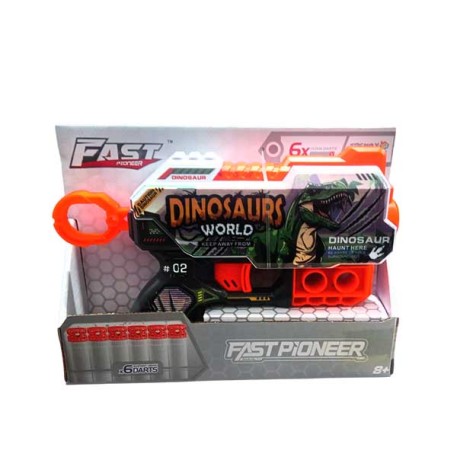 IRV TOYS BH125 PISTOLA MAN. C/6 BALAS E/CAJA