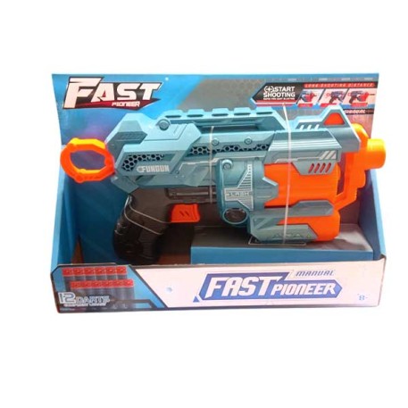 IRV TOYS BH802 PISTOLA MAN. C/12 BALAS E/CAJA