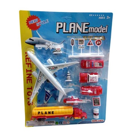 PACO AB10129 SET AVION Y AUTOS E/BLISTER