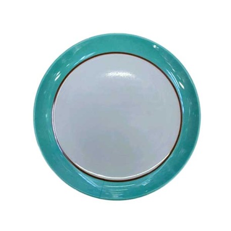 JBA0337 PLATO MELAMINA PLAYO RED. 25CM X6