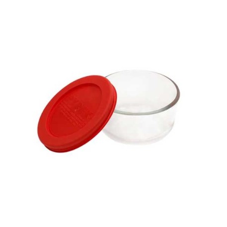 PYREX 1069619 CONT RED 470CC C/TAPA X1