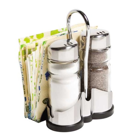 WALPLO 1110434 SET SALERO/PIMENTERO SERV AC INOX