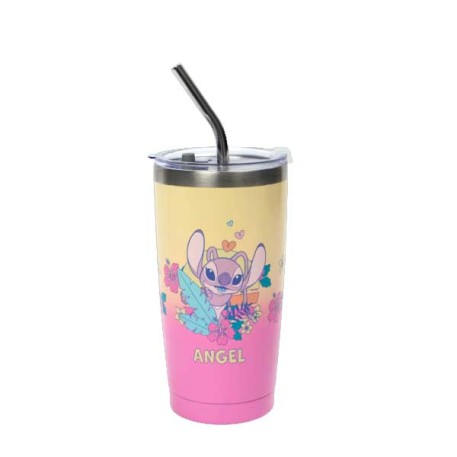 CLANDY DLS7172 VASO TER 600ML LILO & STITCH AC INOX TAPA C/SORBETE X1