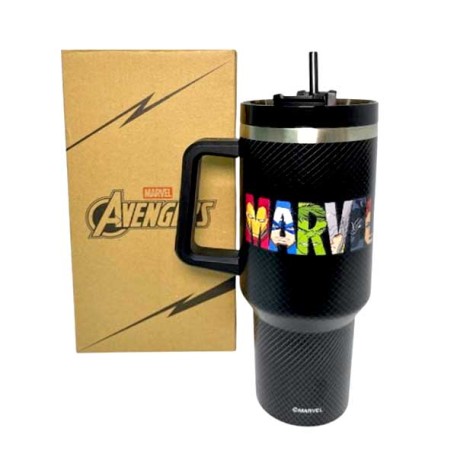 CLANDY DAV7200 VASO TER 1180ML AVENGERS AC INOX TAPA C/SORBETE X1