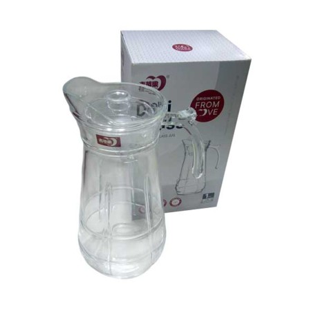 JB JBA1452 JARRA VIDRIO C/TAPA 1L E/CAJA