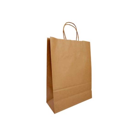 BOLSA MARRON MEDIANA X10