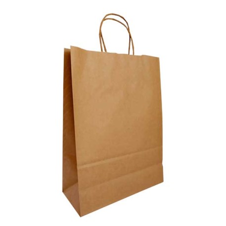 BOLSA MARRON GRANDE X10