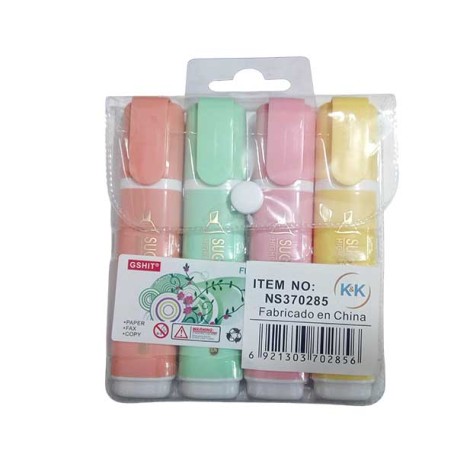 K&K NS370285 RESALTADOR PASTEL X4 X1