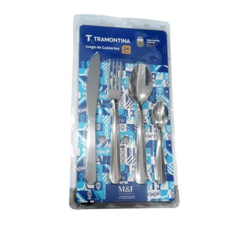TRAMONTINA 23799/075 CUBIERTOS BUZIO ACERO INOX. 24PZ