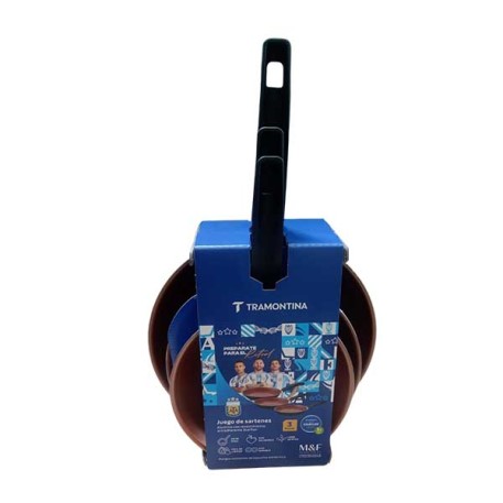 TRAMONTINA 28299/040 JGO SARTENES X3PZ