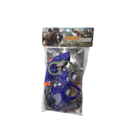 K&K 767-12 SET POLICIA E/BOLSA X1