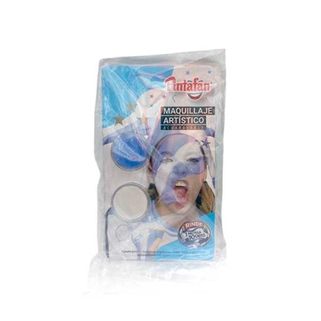 PINTAFAN 1302 MAQUILLAJE DUO CELESTE-BLANCO 4G X6