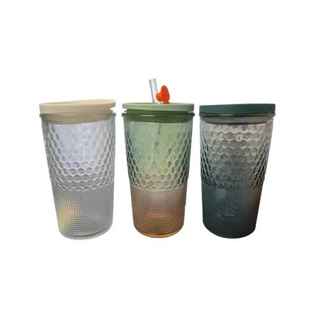 VASO RM35 VIDRIO C/SORBETE 200ML X1