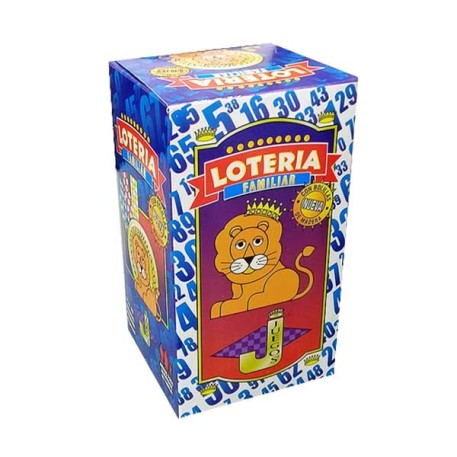 Loteria fichas madera x48 e/caja x1